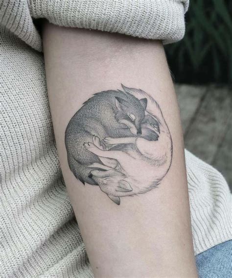 Yin Yang wolf tattoo by justTattoo on DeviantArt