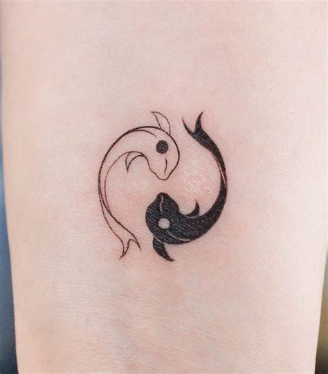 Yin Yang Fish Tattoo