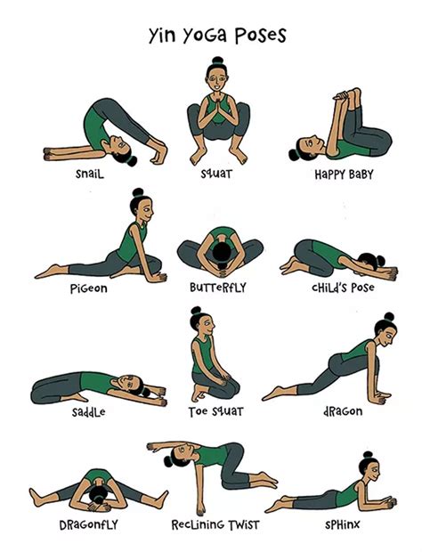 Yin Yoga poses