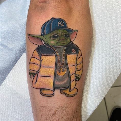 Yoda Tattoo by Bryan Merck at Séance Tattoo Parlor