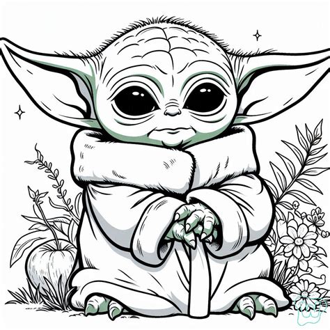 Yoda Color Pages