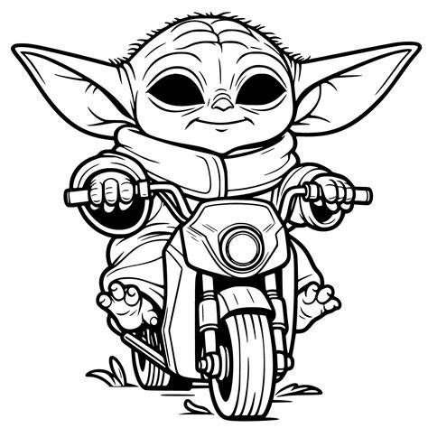 Yoda Coloring Pages