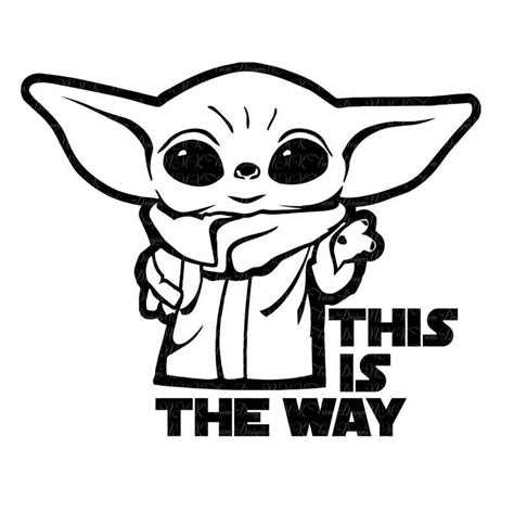 Yoda Stencil Printable