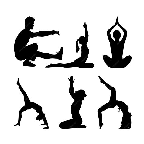 Download Yoga SVG Design Bundle | Yoga Pose... Silhouette