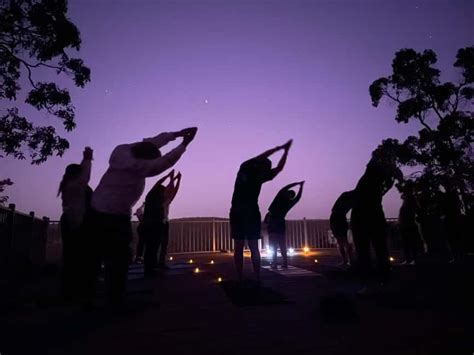 Yoga at Sunset Perth