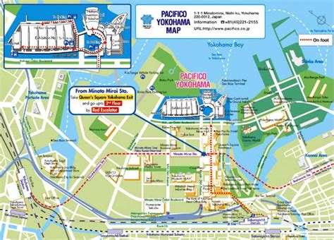 Yokohama Tour Map
