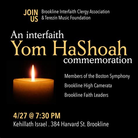 Yom Hashoah And Interfaith Hospitality