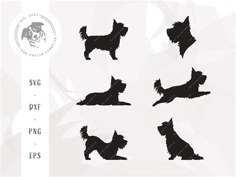Unleash Your Creativity with These Adorable Yorkie Svg Designs - Perfect for Crafting Enthusiasts!
