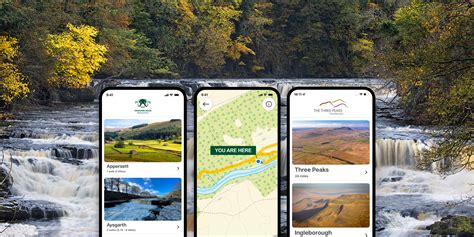 Yorkshire Dales app interface