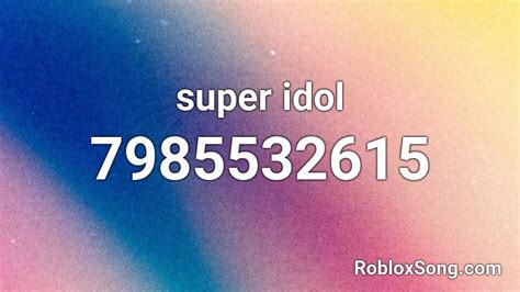 Yoru ni kakeru but it\'s super idol Roblox ID - Roblox music codes