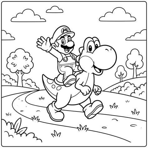 Yoshi Kleurplaat