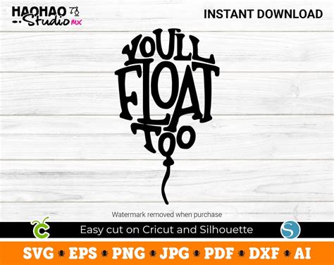 Rise Above the Tides with You'll Float Too Svg - Your Ultimate Tool for Crafting Success!
