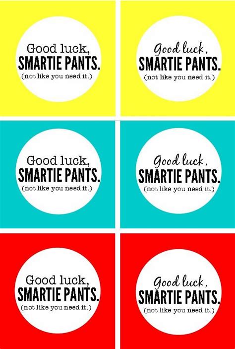 You're A Smartie Pants Printable