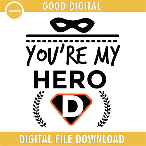 Download You're My Superhero Dad SVG File - SVG Design Commercial Use DXF Files