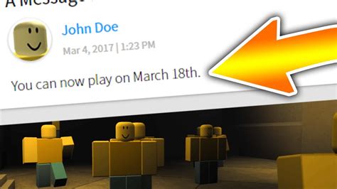 You\'re Safe March 18th! - Roblox
