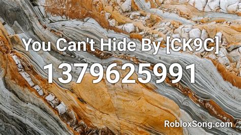 You Can\'t Hide By [CK9C] Roblox ID