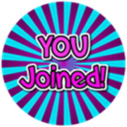 You Joined. - Roblox