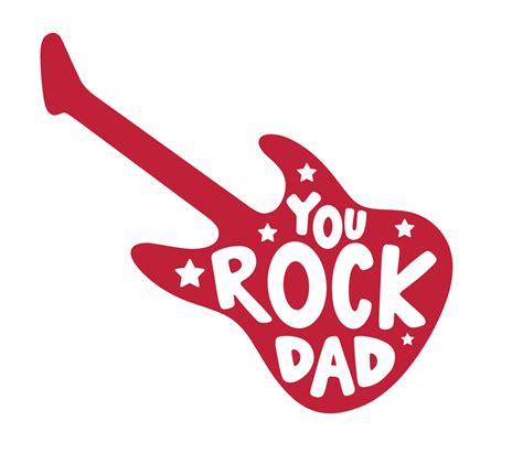 You Rock Dad Printable