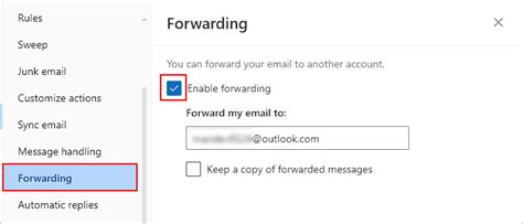 You can easily disable email forwarding