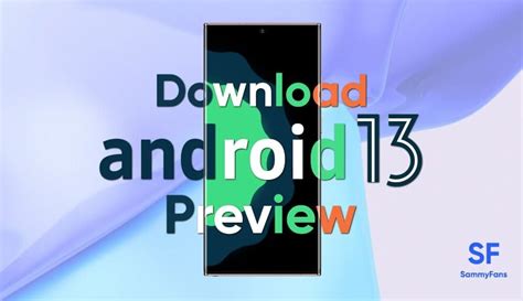 You can install the Android 13 developer preview now
