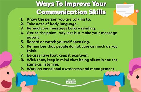 You need to improve your communication skills