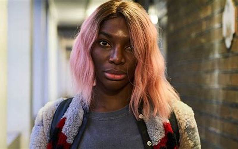 Young Michaela Coel