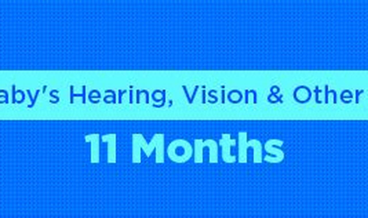 Your Baby's Hearing, Vision, and Other Senses: 11 Months