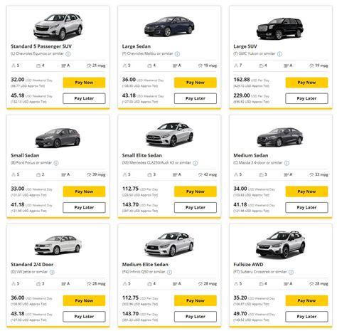 Your Vehicle Options with Hertz