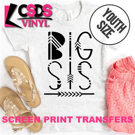 Youth Screen Print Transfers
