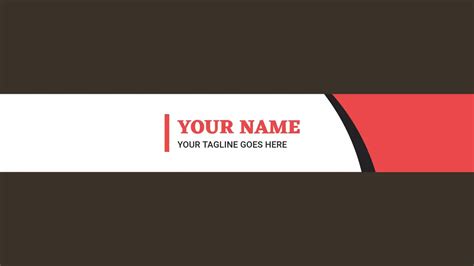 Youtube Banner Blank Template