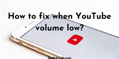 Youtube Volume Problems