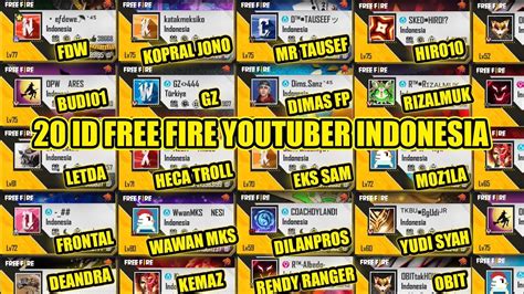 Menguak Misteri Pro Player FF, Beginilah Kehidupan Youtuber FF Paling Terkenal di Indonesia!