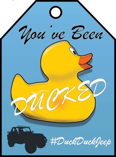 Youve Been Ducked Printable Free