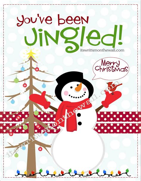 Youve Been Jingled Printable