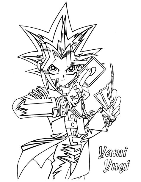 Yu Gi Oh Coloring Pages