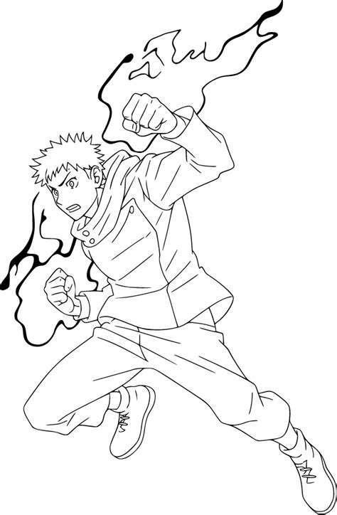 Yuji Coloring Pages