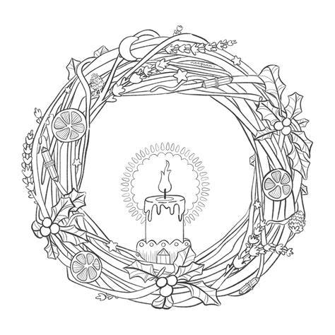 Yule Coloring Pages