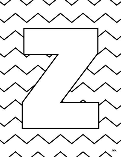 Z Coloring Pages