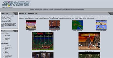 Image of ZSNES SNES Emulator