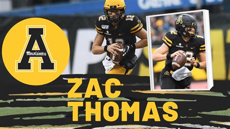 Zac Thomas Shines as App State Quarterback in NFL Draft Prospects