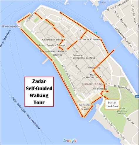Zadar walking tour guide