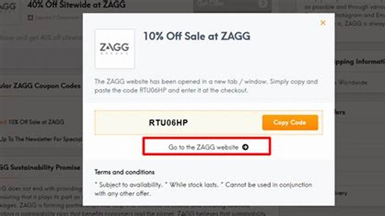 Zagg Promo Code 2025