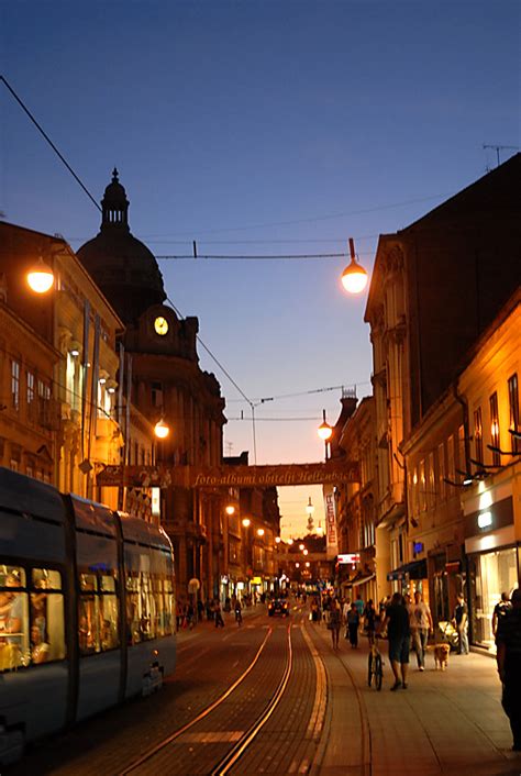 Zagreb at night