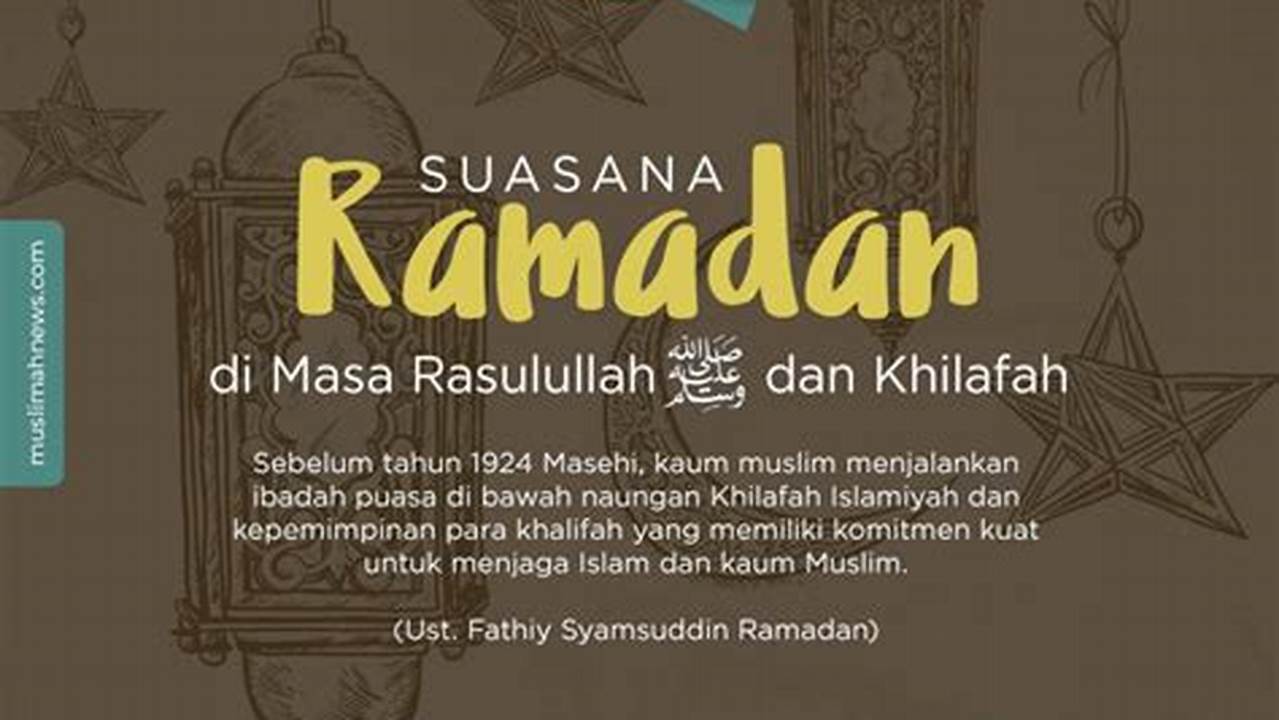 Zaman Rasulullah SAW, Ramadhan