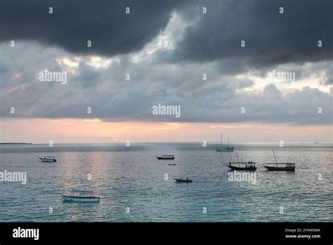Zanzibar beach at sunset
