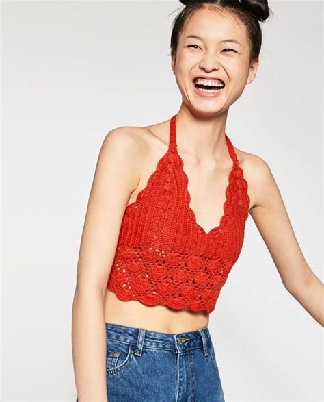 Zara Crochet Crop Top