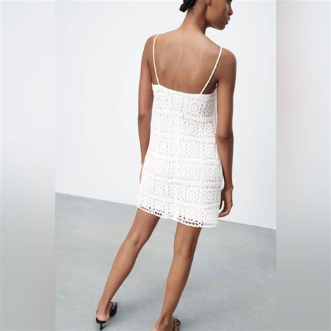 Zara Crochet Mini Dress