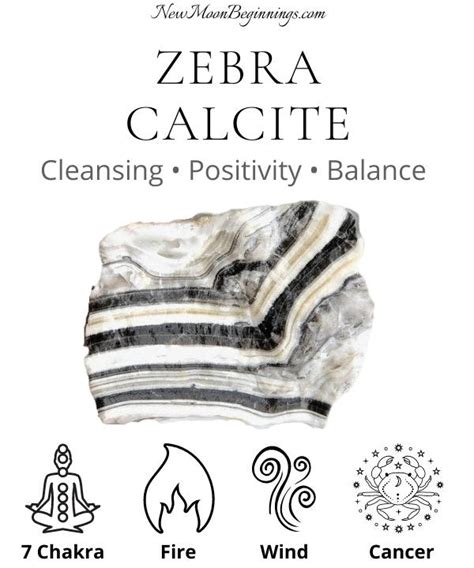Discover the Spellbinding Healing Properties of Zebra Calcite: A Stone that Brings Harmony and Inner Peace
