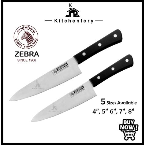 Zebra Kitchen Knife