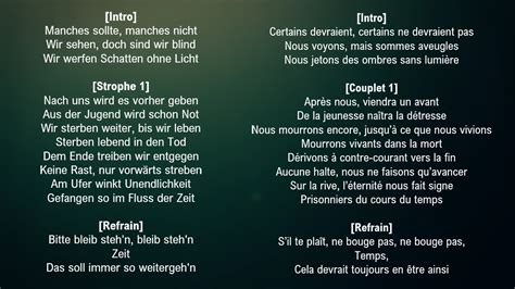 Zeit Rammstein Traduction